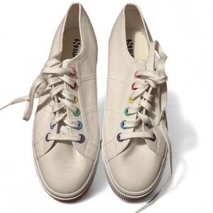 Superga platform sneakers, size 9.5
